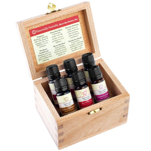 Byron Bay Perfume Box - Essential Oil Box, perfume oils Australia, Australian perfume oils, native essential oil perfumes